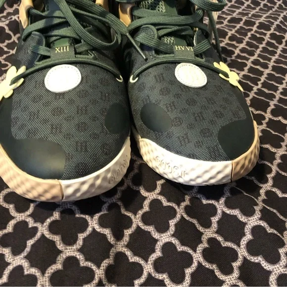Adidas Mens James Harden Vol. 6 Basketball Shoes Green Oxide GW9032 Sz 10 Floral - Picture 9 of 11